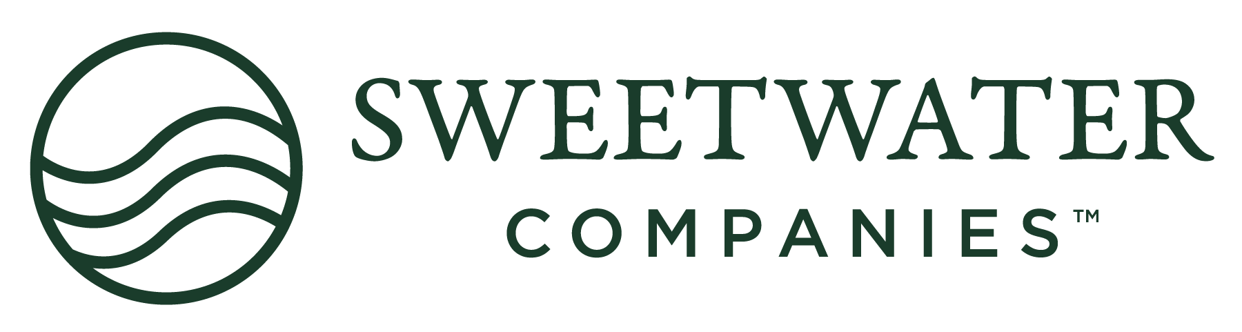 The logo for Sweetwater Companies with their watermark and registered trademark symbol.